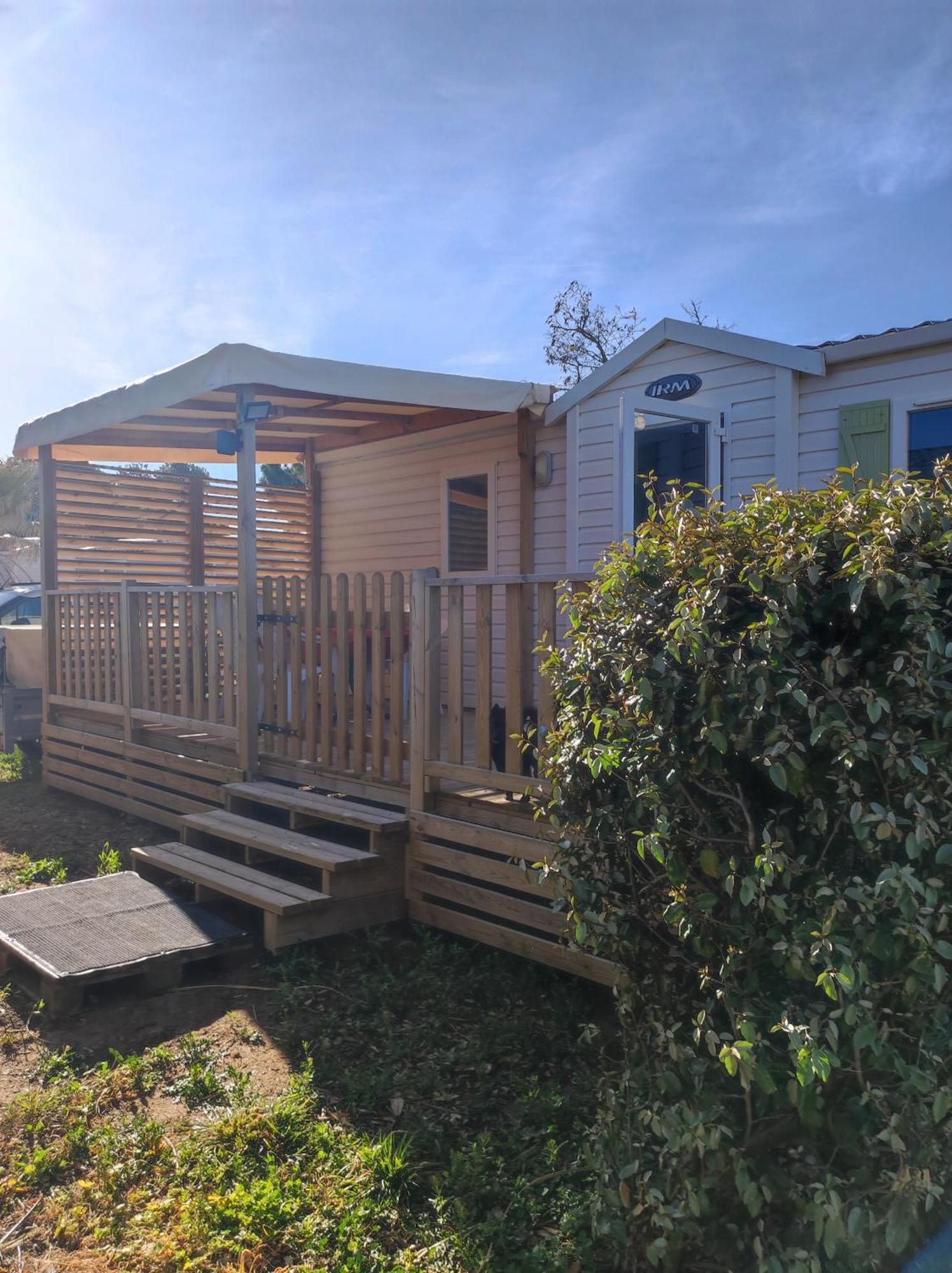 Mobil Home Lucky Climatise Camping Novela Port La Nouvelle Exterior photo
